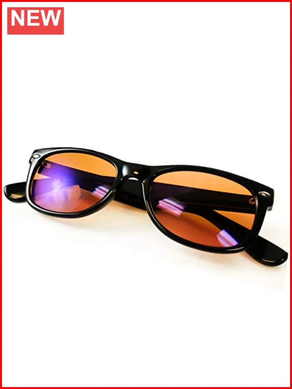 Anti Blue-Light Blocking Glasses UV400 Reduce Eye Strain Improve Sleep